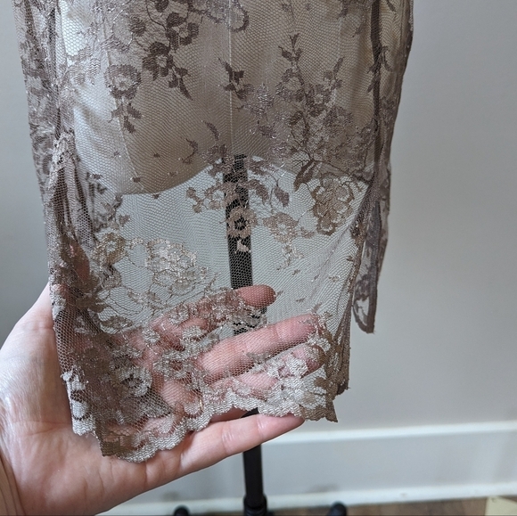 Vintage Y2K Victoria's Secret Sheer Lace Chemise Slip - Picture 5 of 13